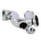 Everflow NY Regular Trap w/Drain Plug for Tubular Drain Applications, Chrome Plated Brass 1-1/2"x1-1/4" 11114 - alternate 5